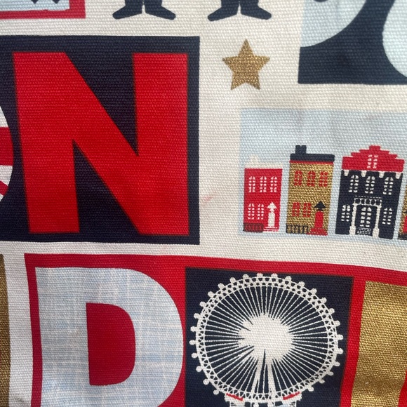 Harrods Iconic London Shoulder Bag Tote Canvas Large England UK Queens Guards - Picture 7 of 11